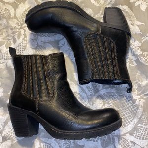 BOC Heeled Leather Booties